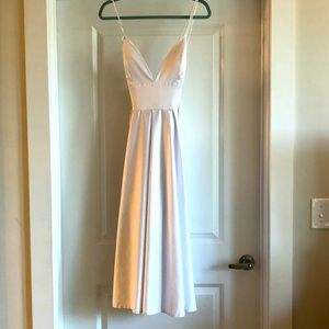 Never been worn white formal dress